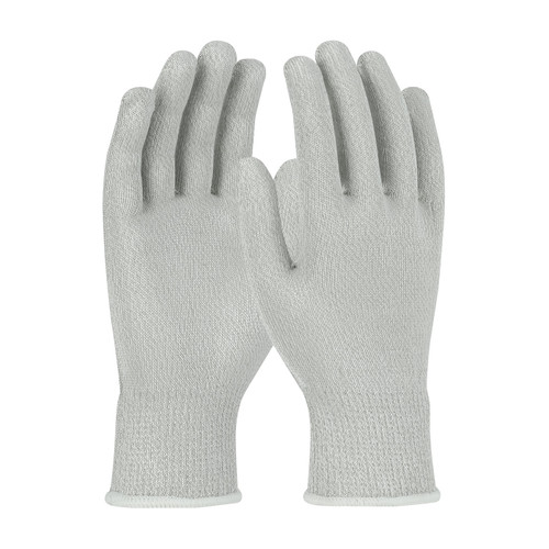 PIP Kut Gard 17-HX200/L Knit Wrist Uncoated Large Gray HPPE Blended Light Weight Cut Resistant Gloves