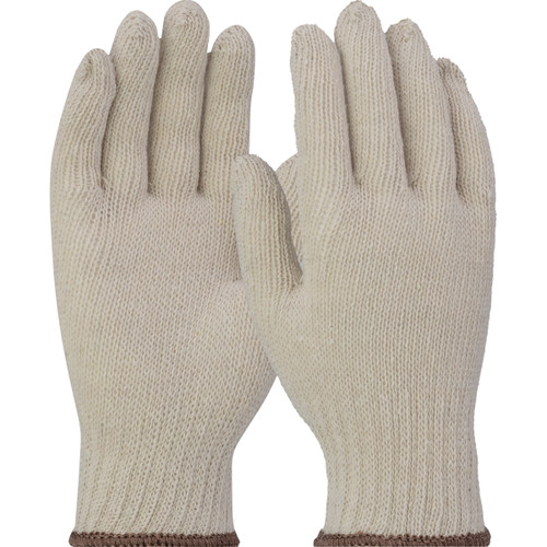 PIP 1JC1200 Seamless Knit Natural Cotton Uncoated Medium Weight General Purpose Gloves