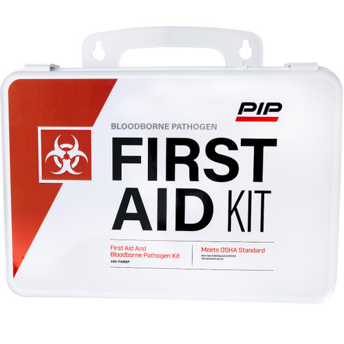 PIP 299-FABBP White First Aid and Bloodborne Pathogens Kit