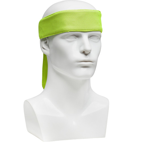 PIP EZ-Cool Max 393-EZ400-LY One Size Fits Most PVA with Wicking Fiber 30 Seconds Tieback Evaporative Cooling Headband
