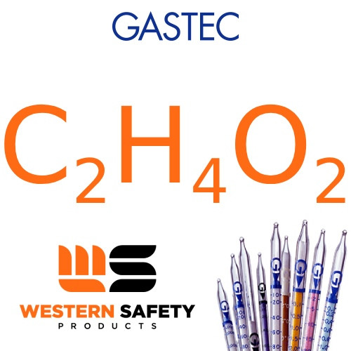 Gastec Acetic Acid Tube 0.125-25ppm: 10 Per Box