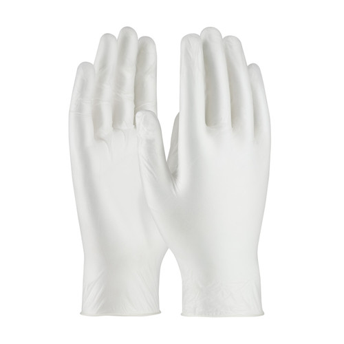PIP Ambi-dex 64-435PF White Vinyl Rolled Powder Free Premium Grade Disposable Gloves