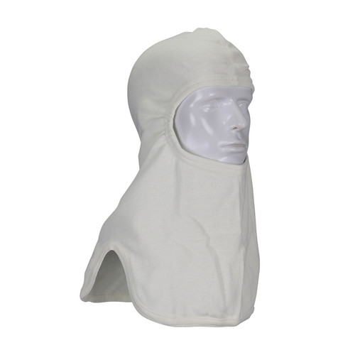 PIP 906-2080NOL7 One Size Fits Most White 20% Nomex/80% Lenzing FR Emergency Responder Flame Resistant Full Face Hood