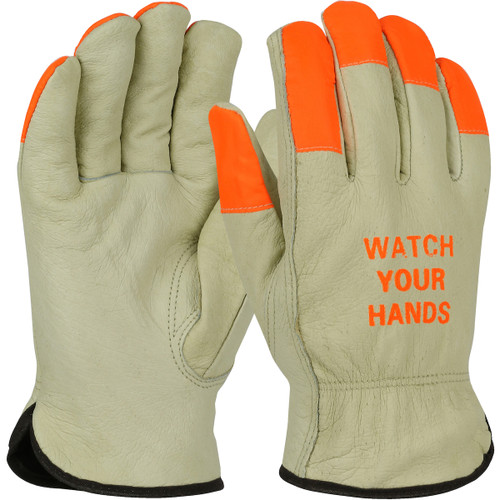 PIP 994KOTP Natural Top Grain Pigskin Leather Slip-on Insulated Cold Protection Driver's Gloves