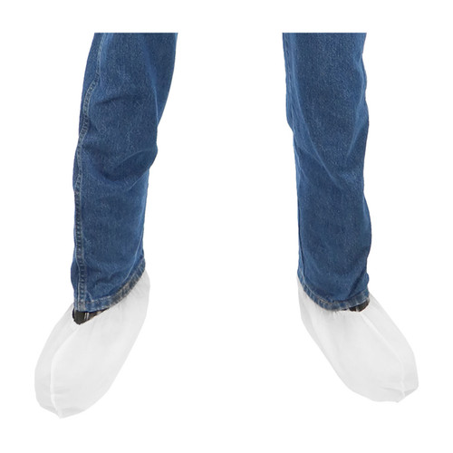 PIP Posi-Wear M3 C3813 Elastic One Size Fits Most White Posi-Wear M3 Disposable Shoe Cover