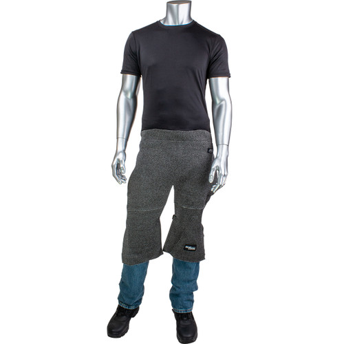 PIP Kut Gard ATA PreventWear CHAPS-1 Dark Gray ATA Fiber Open Back Cut Resistant Chaps