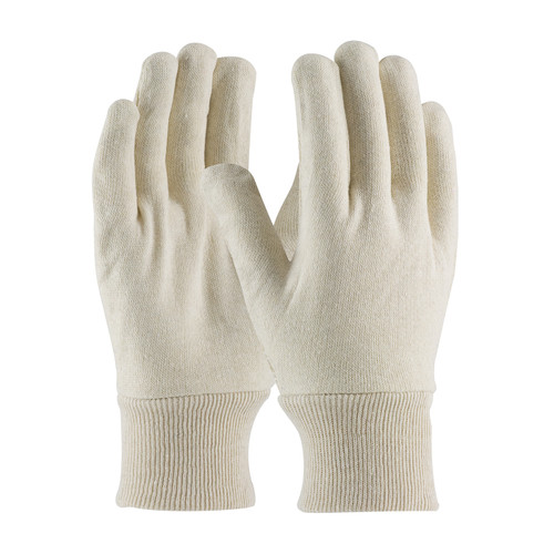 PIP KJ55I Knit Wrist Men's Natural Cotton Economy Weight Fabric Work Gloves