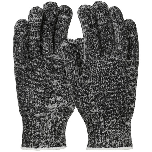 PIP Kut Gard MATPBK40GYPL Seamless Knit Gray ATA Fiber/Aramid Uncoated Blended Heavy Weight Cut Resistant Gloves