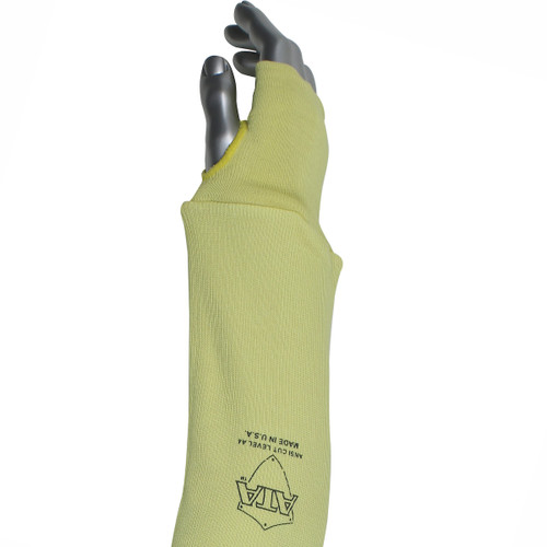 PIP Kut Gard ECOSeries S-2X1-22 22 in Yellow ATA Fiber Blended Cut Resistant Sleeve