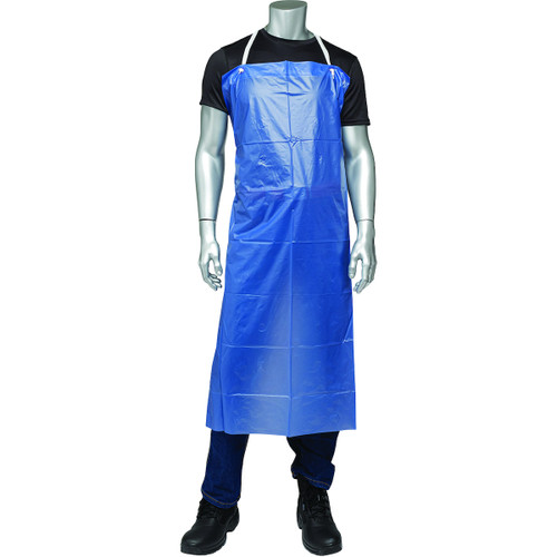 PIP UUB Blue Vinyl Reusable Apron