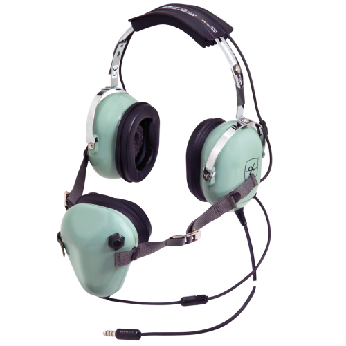 David Clark H7010 Over-The-Head Wired Ground Support Headset with Noise-Shielded Microphone