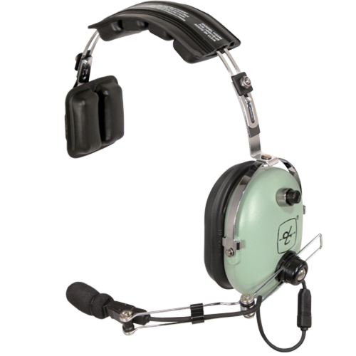 David Clark H3392 Over-The-Head Wired Airline Ground Support Headset with Microphone