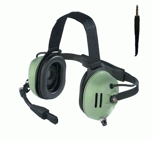 David Clark H3441 Behind-the-Head Wired 2-Way Communication Headset with Microphone