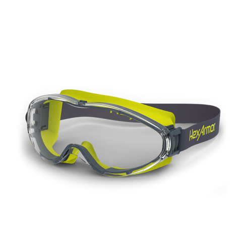 HexArmor 12-1000X-0X LT300 Polycarbonate Lens Unisex TPE Frame Safety Goggle - 4 Pack