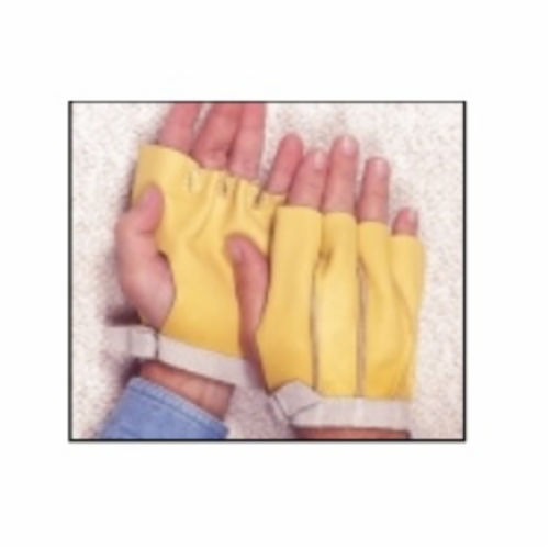Stanco G21 Tan Grain Cowhide Adjustable Wrist Cable Former's Gloves - Pair