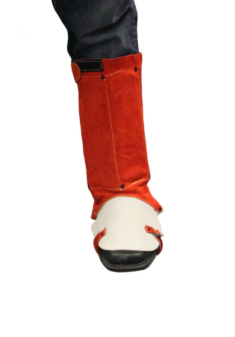 Stanco L25R Leather Knee Length Legging with Boot Spat - Pair