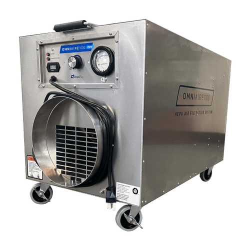 Omni CleanAir OA1000 PRO-230 230 VAC 4.4 A 300-1000 cfm Compact Negative Air Machine
