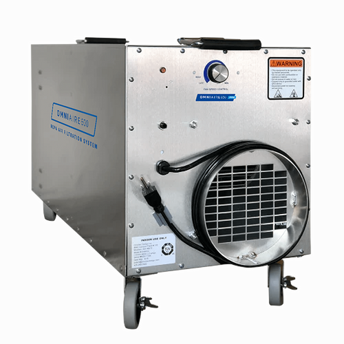 Omni CleanAir OA600 PRO-230 230 V 2.3 A 150-550 cfm HEPA Negative Air Machine