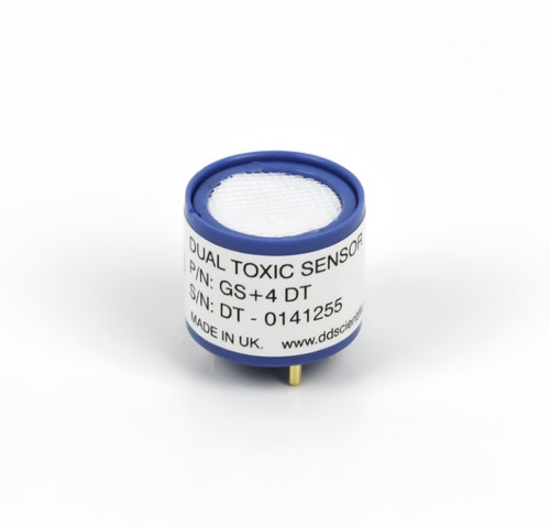 Gas Clip MGC-SE-4DT Plug-In Electrochemical Cell H2S & CO Dual-Tox Replacement Sensor for Multi Gas Clip Gas Detector & MGC Pump Gas Detector - Each