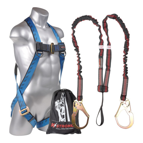 KStrong Kapture Essential+ UFK10025 Polyester 3-Point Full Body Harness - Each