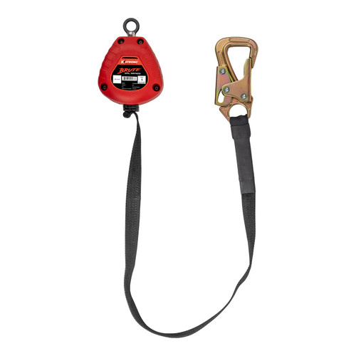 KStrong BRUTE UFS359506 9 ft Self-Retracting Lifeline with Hook & Dorsal Connector - Each