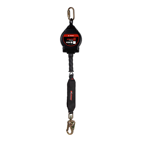 KStrong BRUTE-AL UFS4800L Steel Swivel Snap Hook Leading Edge Self-Retracting Lifeline with Swivel Snap Hook - Each