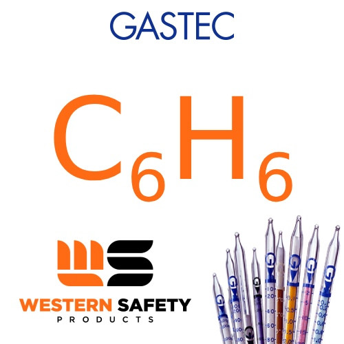 Gastec Benzene Automatic Gas Sampling Tube 250-3000ug/m3: 5 detector tubes, 5 pre tubes Per Box