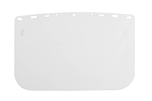 Bullard 1040 15 in Acetate Flat Chemical Resistant Visor - Each
