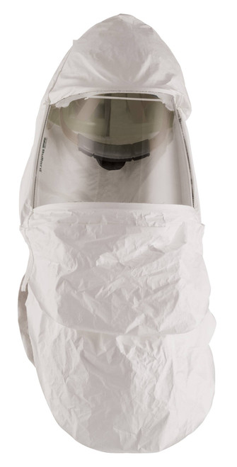 Bullard 20TICH CC20 Series Dupont Tychem 2000 Replacement Double Bib Respirator Hood - 1 Box