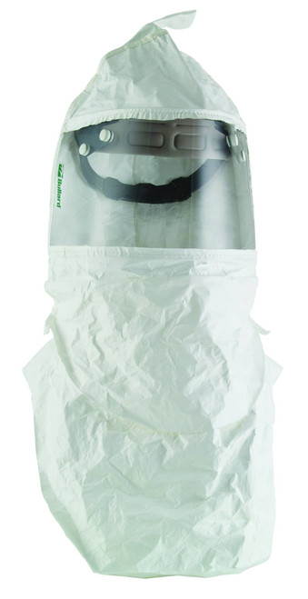 Bullard 20TICRCL CC20 Series Dupont Tychem 2000 Replacement Double Bib Respirator Hood - 1 Box