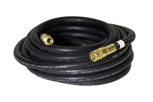 Bullard 4696 V10 EPDM Rubber 3/8 in Strater Air Supply Hose - Each