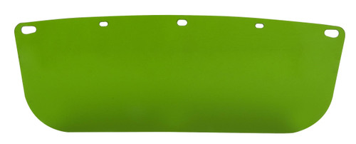 Bullard 640PW3 15 in Polycarbonate Flat Impact and Heat Resistant Visor - Each