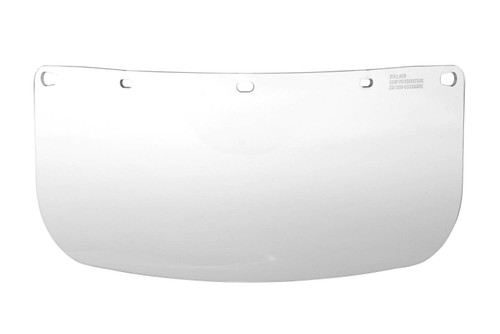 Bullard 840T 8 in 15 in Heat-Formed Impact and Chemical Resistant Visor - Each