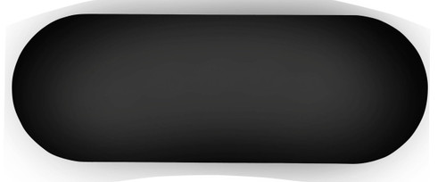 Bullard 88VXOLT PETG Tinted Smoke Oval Lens Cover - 25 Pack