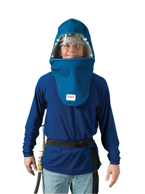 Bullard GR5035 Double Bib Nomex Grinding Hood Respirator Assembly for GR50 Nomex Grinding Hood - Each