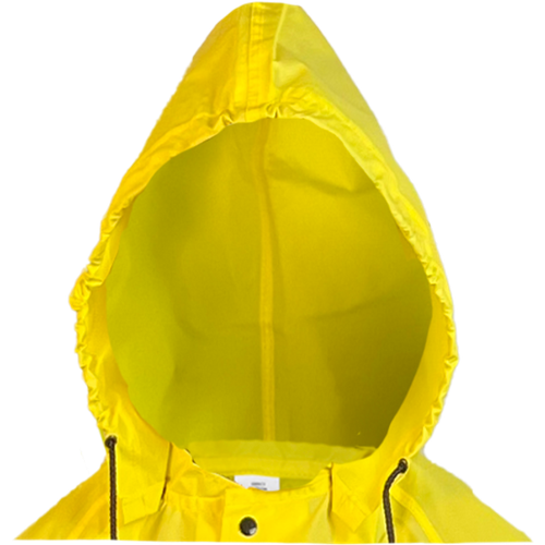 Louisiana Professional Wear 400HOD Yellow Polyurethane/Nylon Industrial Waterproof Protective Rain Hood - Each