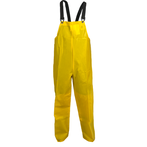 Louisiana Professional Wear 440BTR Spanish Yellow Thermoplastic polyurethane/Nylon Industrial Waterproof Protective Bib Trouser - Each