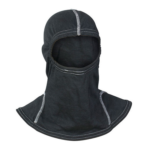 MAJFIRE C6 PAC I Black 65% Oxidized Polyacrylonitrile (OPF)/35% Artificial Tri-Blend 19 in One-Piece Shoulder Insert Protective Hood - Each