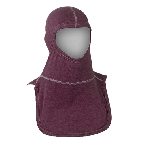 MAJFIRE Maroon PAC II Maroon Nomex Blend 21 in Long Notched Shoulder Bib Protective Hood - Each