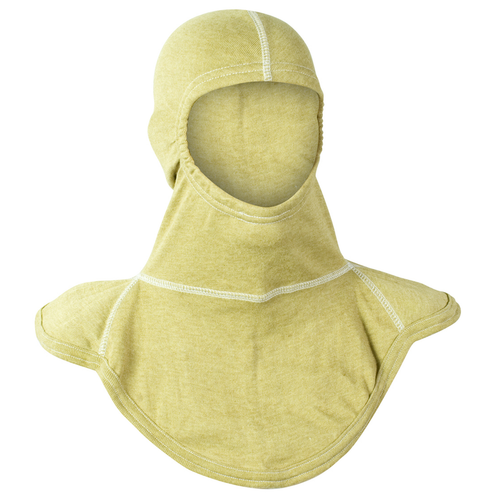 MAJFIRE PBI_PAC IX Gold 20% PBI/80% Lenzing FR 22 in 2-Ply Head/2-Ply Apron Firemen Protective Hood - Each