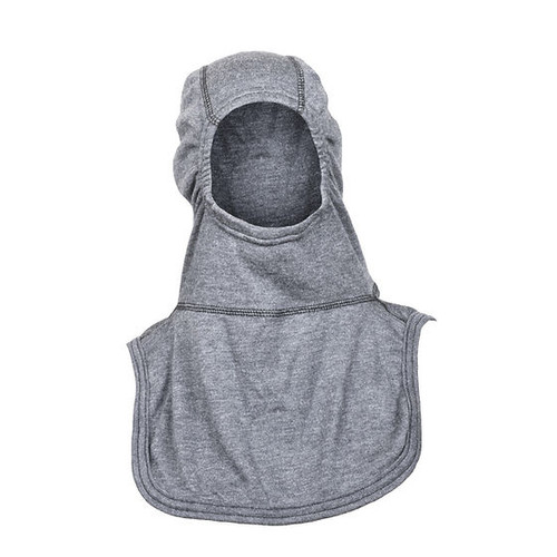 MAJFIRE RK_PAC II-DS Grey Rayon Kevlar 21 in Comfort Panel Head Long Notched Shoulder Bib Protective Hood - Each