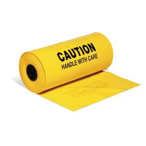 SpillTech A-DISPBAG-SM Yellow Polyethylene Temporary Disposal Bag