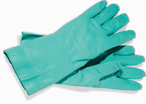 SpillTech A-GLV-NIT Green 11 mil Nitrile Fully Coated Safety Gloves
