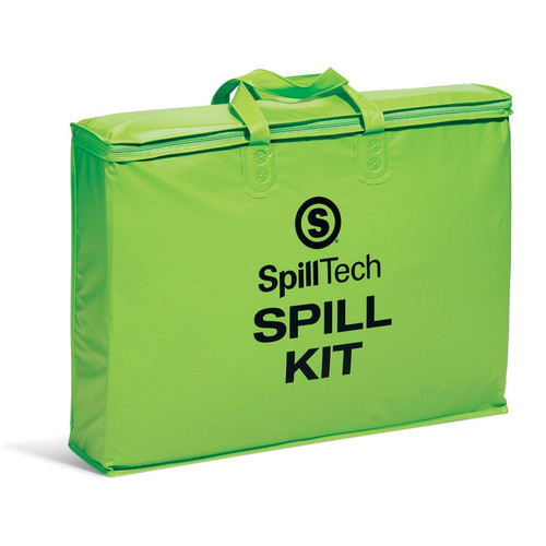 SpillTech A-GTOTE Green Vinyl High-Visibility Tote Spill Kit Tote Bag - 1 Pack