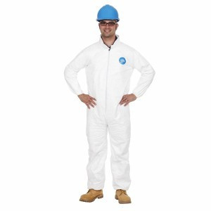 SpillTech A-TYVEK-L White Tyvek Coverall - 1 Pack