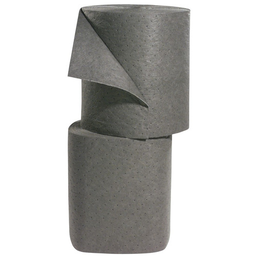 SpillTech GRSF150H Commander Gray Polypropylene Absorbent Split Roll - 2 Pack