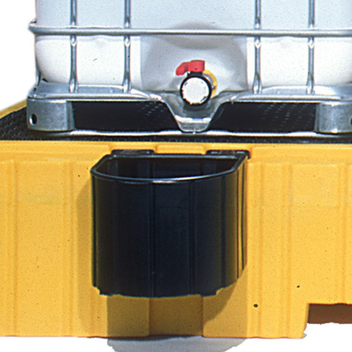 SpillTech IBCSHELF Black 100% Polyethylene Bucket Shelf - 1 Pack