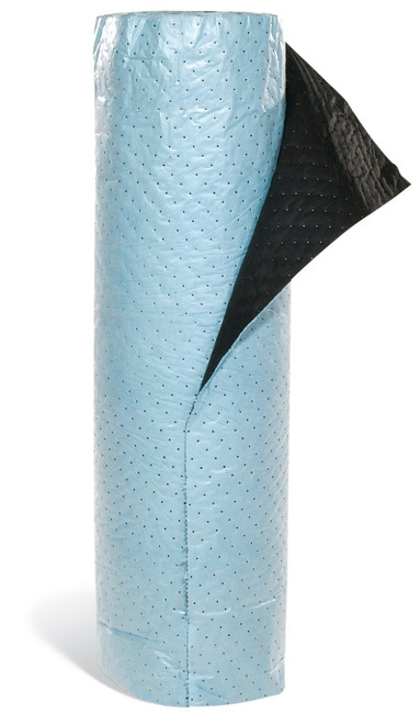 SpillTech TMAT57 Black 100% Polypropylene Heavy Weight Oil-Only TrackMat Roll - 1 Pack