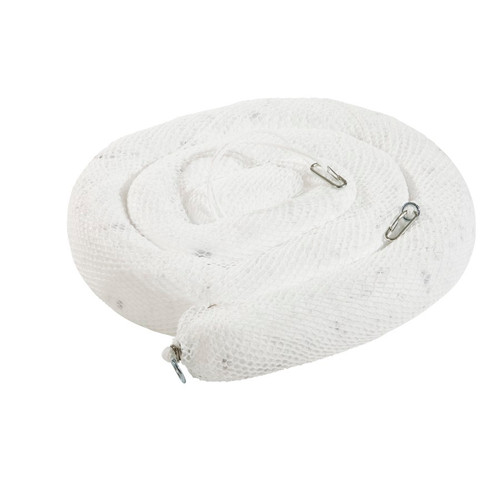 SpillTech WB410SN White Poly Blend Filler/Polyester Netting/Metal Hardware Contractor Grade Oil-Only Sock/Net Boom