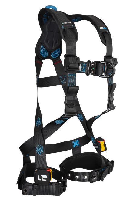 Falltech FT-One 2 D-Ring Climbing Style Full Body Harness, Tongue Buckle or Quick Connect Leg Adjustments